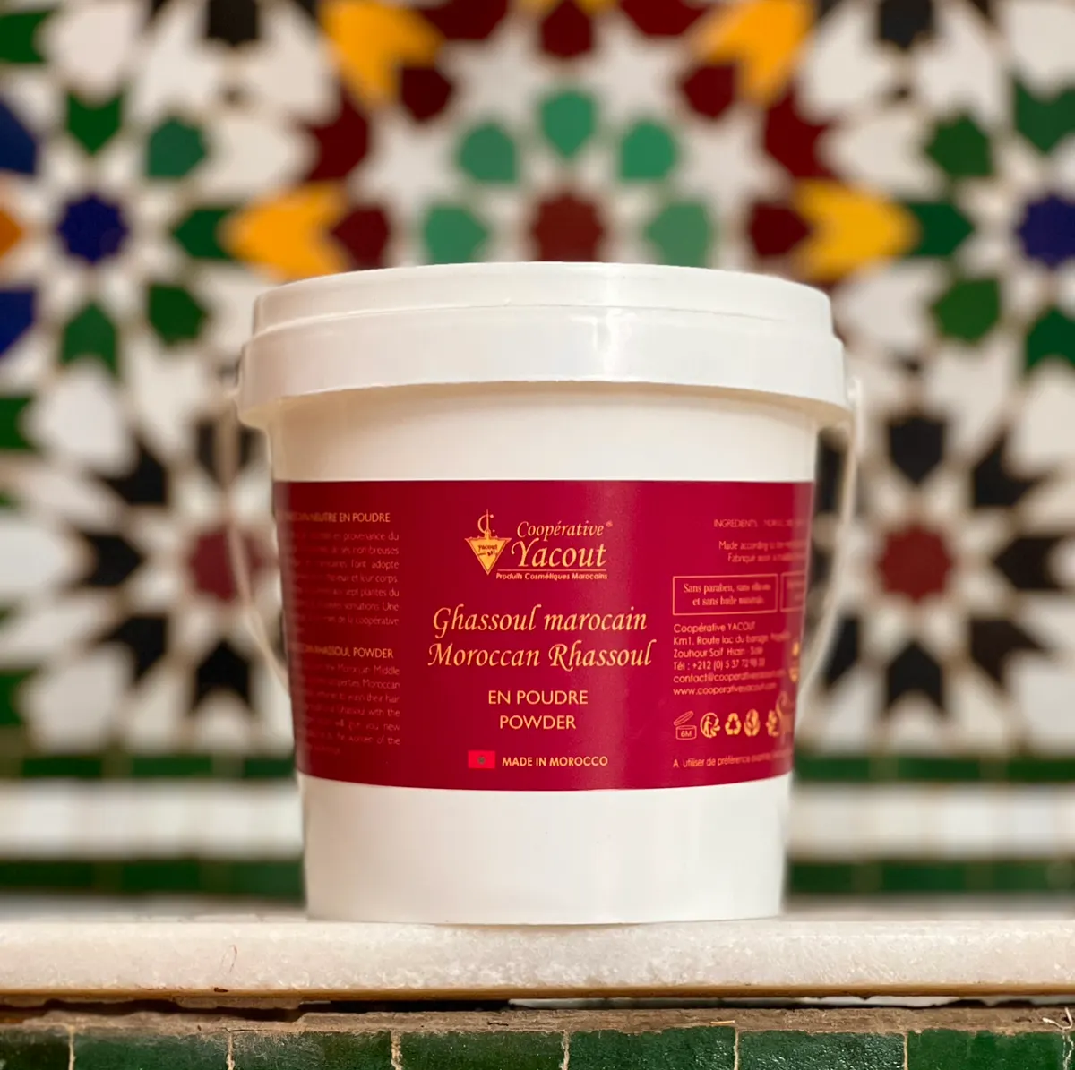 Moroccan Ghassoul Powder, Unscented 1 kg