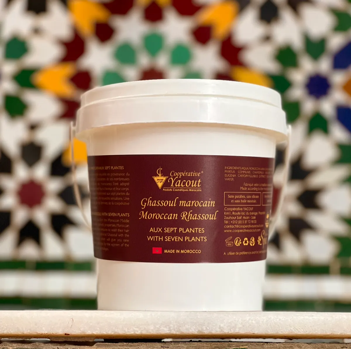 Moroccan Ghassoul with Seven Herbs 1 kg
