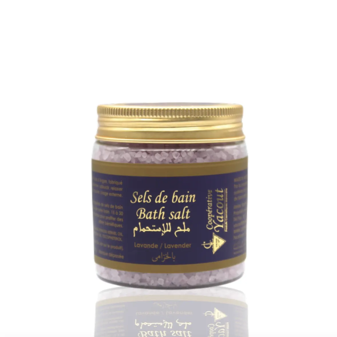 Sales de baño de lavanda