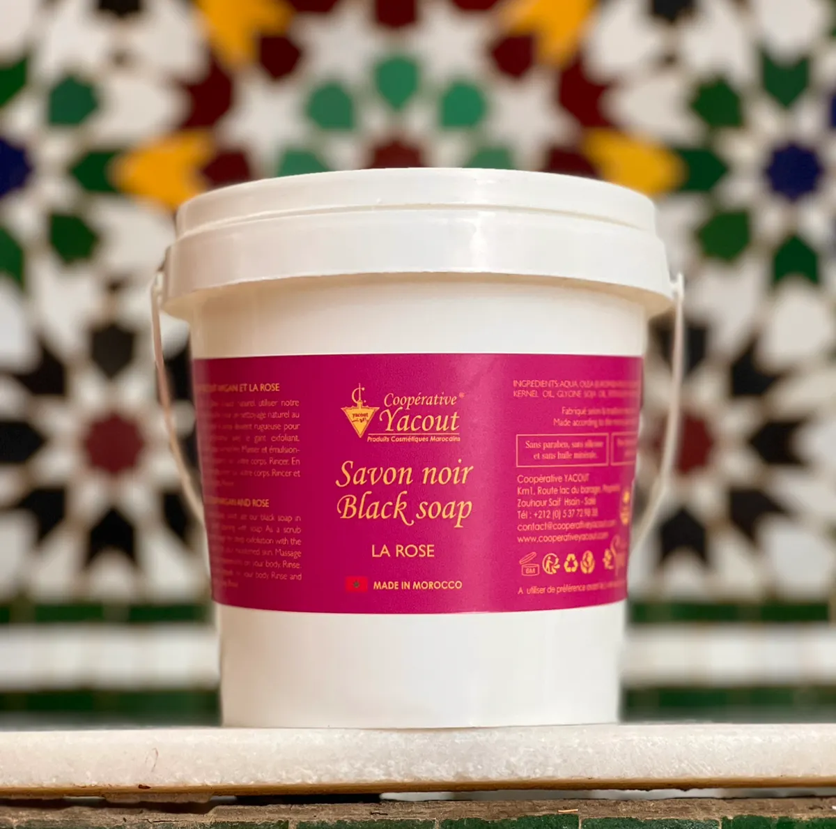 Rose Black Soap 1 kg
