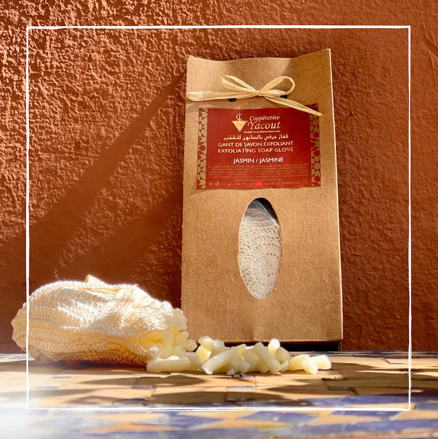 Jasmine Exfoliating Soap Glove