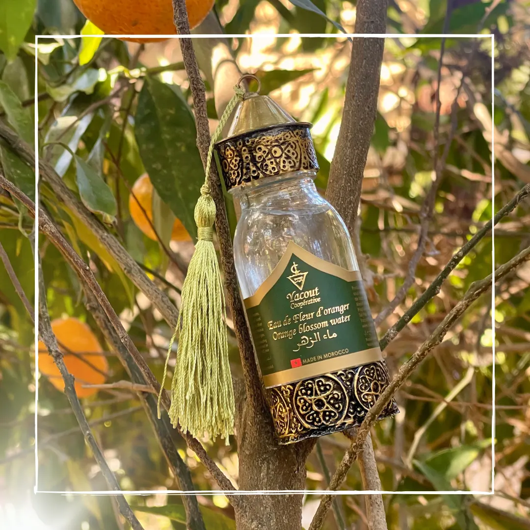 Agua de azahar, frasco decorativo