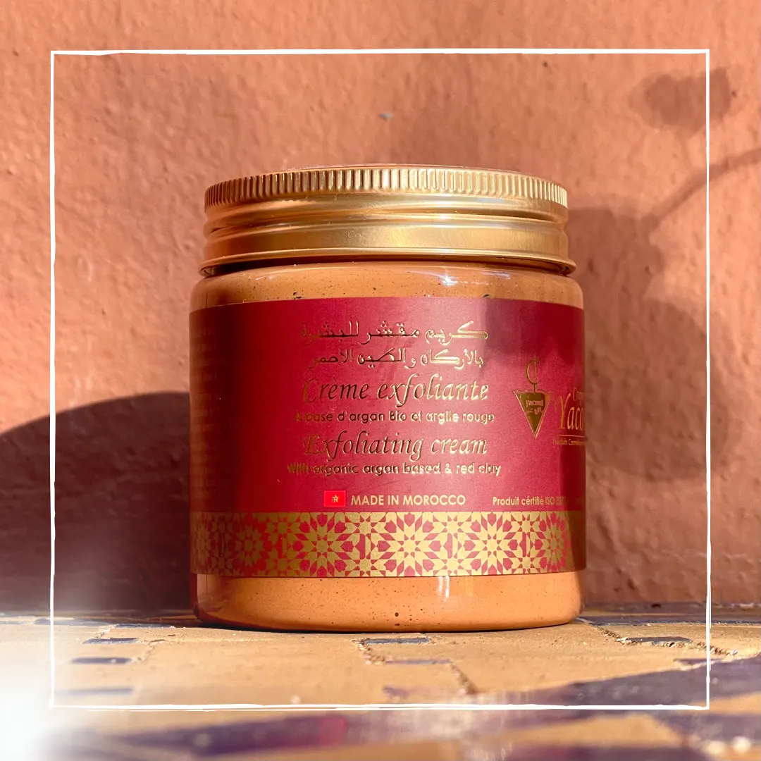Crème exfoliante argile rouge et cannelle