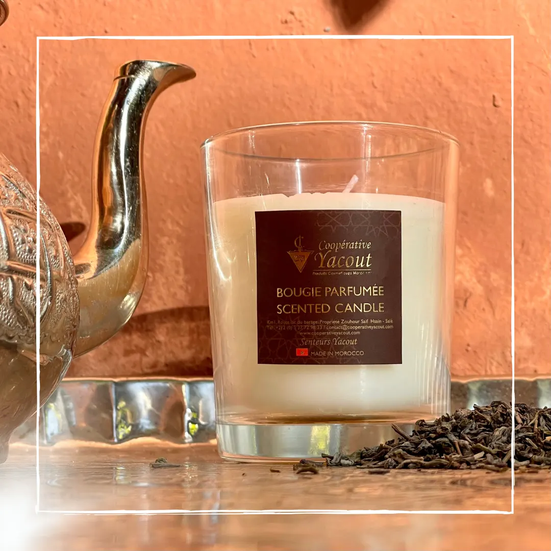 Vela perfumada de té verde